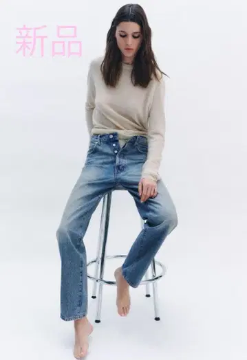 택 포함 새상품! ZARA 자라*알파카 울 오버 사이즈 니트 아이보리 L