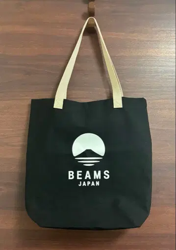 BEAMS JAPAN 빔즈 후지산 토트백 블랙