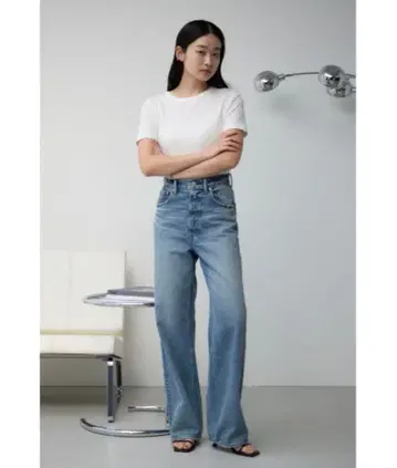 azul by moussy 하이웨스트 와이드 팬츠