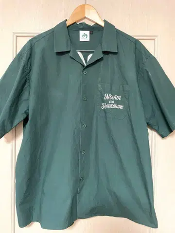 중고 Mrs. GREEN APPLE 미세스 오픈 카라 반팔 셔츠