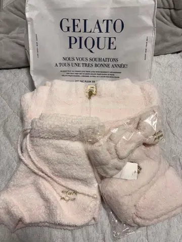 GELATO PIQUE 핑크 룸웨어 세트