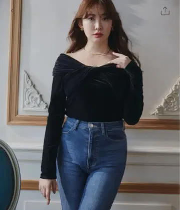 Herlipto Twisted Gathered Velour Top