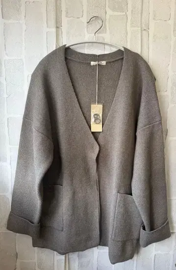 새상품 스튜디오 클립 7G 하프 밀라노 남성용 가디건 프리 사이즈