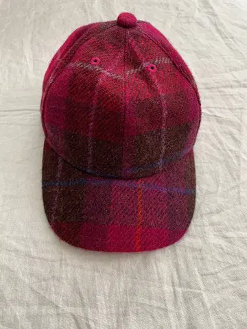 harristweed 해리스 트위드 울 캡 체크 무늬