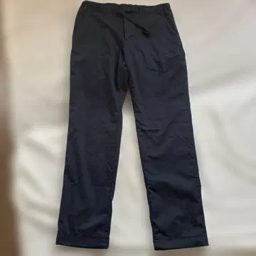 유니클로 울트라 웜 네이비 이지 팬츠 허리밴딩