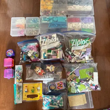 레고 부품 세트 다색