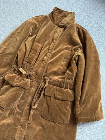 FERRETTI STUDIO 페티 롱 코트 맥시 길이 브라운