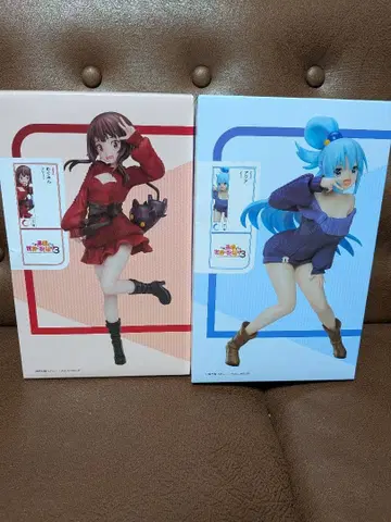 새상품 이 멋진 세계에 축복을!3 아쿠아 메구밍 피규어 세트