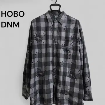 HOBO DNM 호보 데님 빅 실루엣 DJ 패턴 올 패턴 디자인 셔츠
