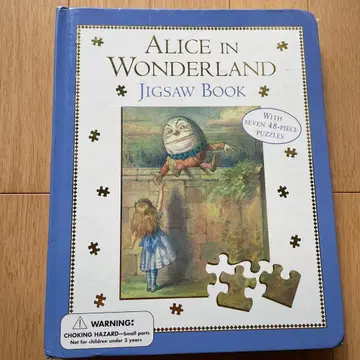 앨리스 인 원더랜드 영어 그림책 직소 퍼즐