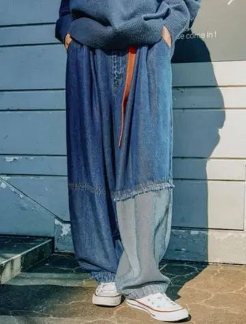 [MODE NORM CORE] 리메이크풍 데님 벌룬 팬츠