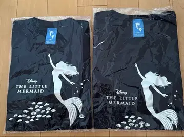 새상품 미사용! 인어공주 T셔츠 L사이즈 120cm 네이비 컬러 사계절