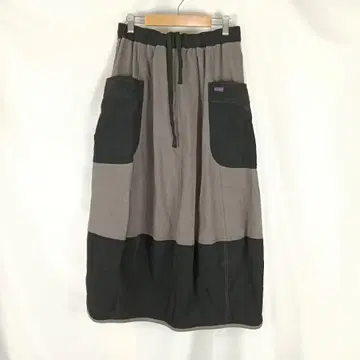 CUBE SUGAR 벌룬 스커트 M 코듀로이 그레이 블랙 B3853