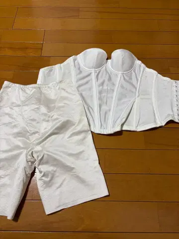 브라이덜 이너 상하의 세트 B65 와코루 뷔스티에 거들