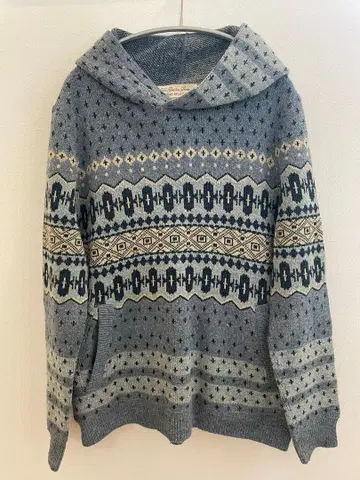 레미 리프 니트 후드티