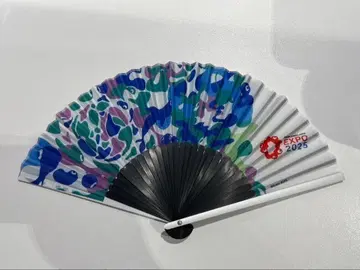 EXPO 2025 공식 로고 알루미늄 우산살 단면 부채 미야쿠미야쿠