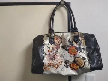 axes femme 꽃무늬 아트 프린트 핸드백