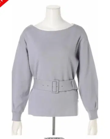 [택 포함 새상품] 저스길리티 벨트 니트