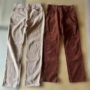 Wrangler 코듀로이 팬츠 2색 세트