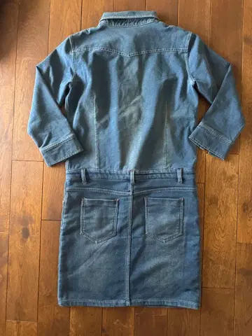 Xapis 데님 원피스 긴팔