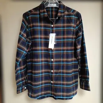 Golden Bear 체크 무늬 경량 플란넬 긴팔 셔츠