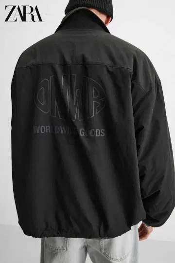 ZARA 블랙 자켓 로고