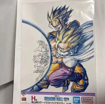 제일복권 드래곤볼 40thH상 클리어 포스터 [ 부자 에네르기파 ]