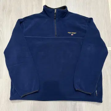 랄프 로렌 하프 지퍼 플리스 자켓 네이비