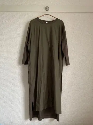 prit 올리브색 롱 원피스