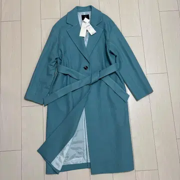23구 롱 코트 사이즈 38 라이트 블루