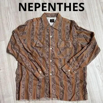 완판템 NEPENTHES 네펜데스 올 패턴 긴팔 셔츠 새상품급