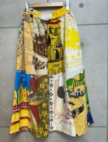 택 포함 새상품 RERE 리메이크 태피스트리 스커트