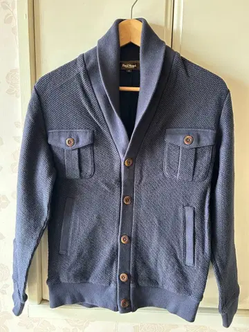 폴 스튜어트 네이비 니트 가디건 M