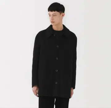 무지 라보 캐시미어 혼방 숏 스텐카라 코트