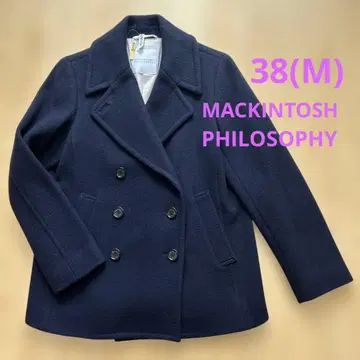 MACKINTOSH PHILOSOPHY 네이비 피 코트 38(M)