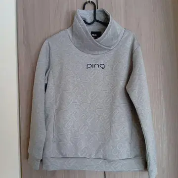 PING 하이넥 스웨터 사이즈 S 그레이