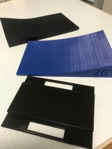 미니 사륜구동 3D 프린터 제작품 20도 슬로프와 블랙 슬로프 세트