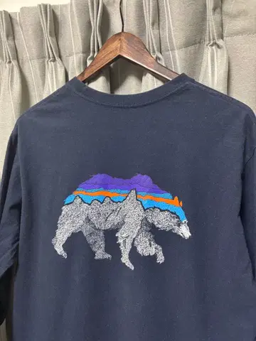 레스폰서빌리티 롱 슬리브 네이비 베어 M 사이즈