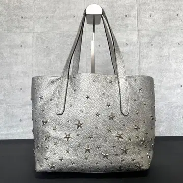 [ 고품질 ] JIMMY CHOO SOFIA/S 실버 스터드 토트백