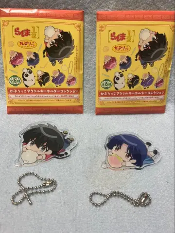 란마 1/2 카프리코 아크릴 키링 란마 아카네 세트