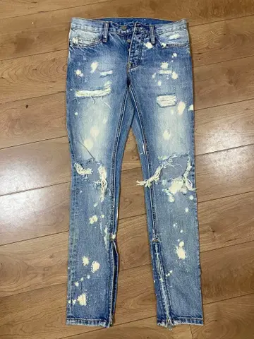 muwm 데미지 데님 라이트 블루