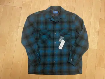 BACK NUMBER 울 믹스 오픈 카라 셔츠 L 보트 셔츠