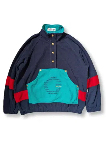 [레어] sporutino 스포르티노 하프 버튼 플리스 골드 버튼