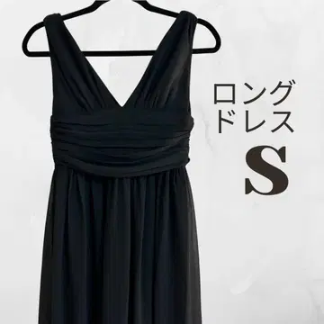 새상품급 노브랜드 롱 드레스 여성용 블랙 S 상당