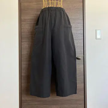 오가닉 코튼 린넨 팬츠 blue willow 블랙