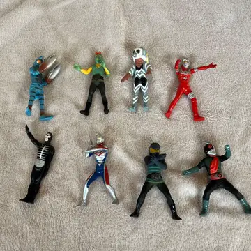 슈퍼전대 히어로 액션 피규어 8체 세트