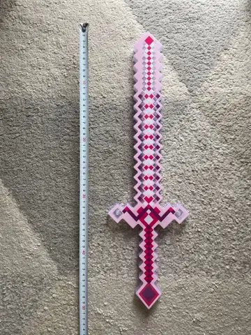 마인크래프트 검 XY-182 핑크 검 미사용