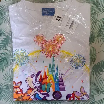 도쿄 디즈니 리조트 불꽃놀이 디자인 T셔츠 S사이즈
