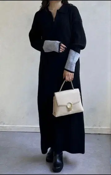 thevon 니트 원피스