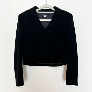 새상품급 PATIO WEAR 크롭 자켓 블랙 포멀 7호 일본제